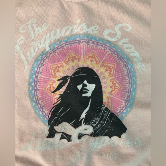 Spell Little Gypsies BNWT Turquoise Stone Jumper, Pink 6Y BNWT - Picture 2 of 6